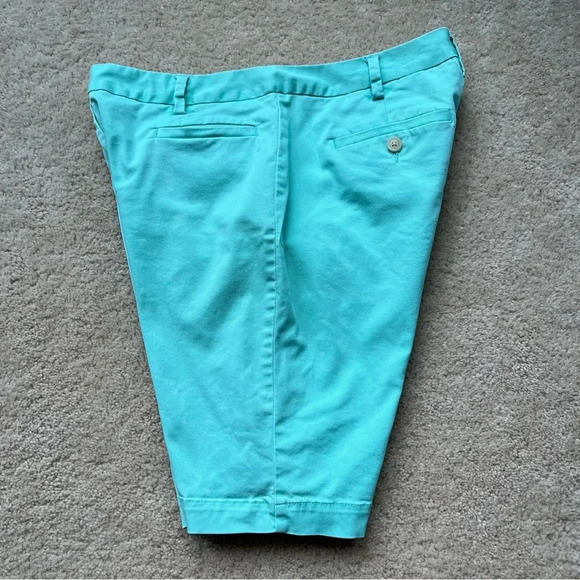 Lands’ End Women’s Green Fit 2 Bermuda Shorts - Size 6 - VGUC - Stretch - Picture 6 of 9